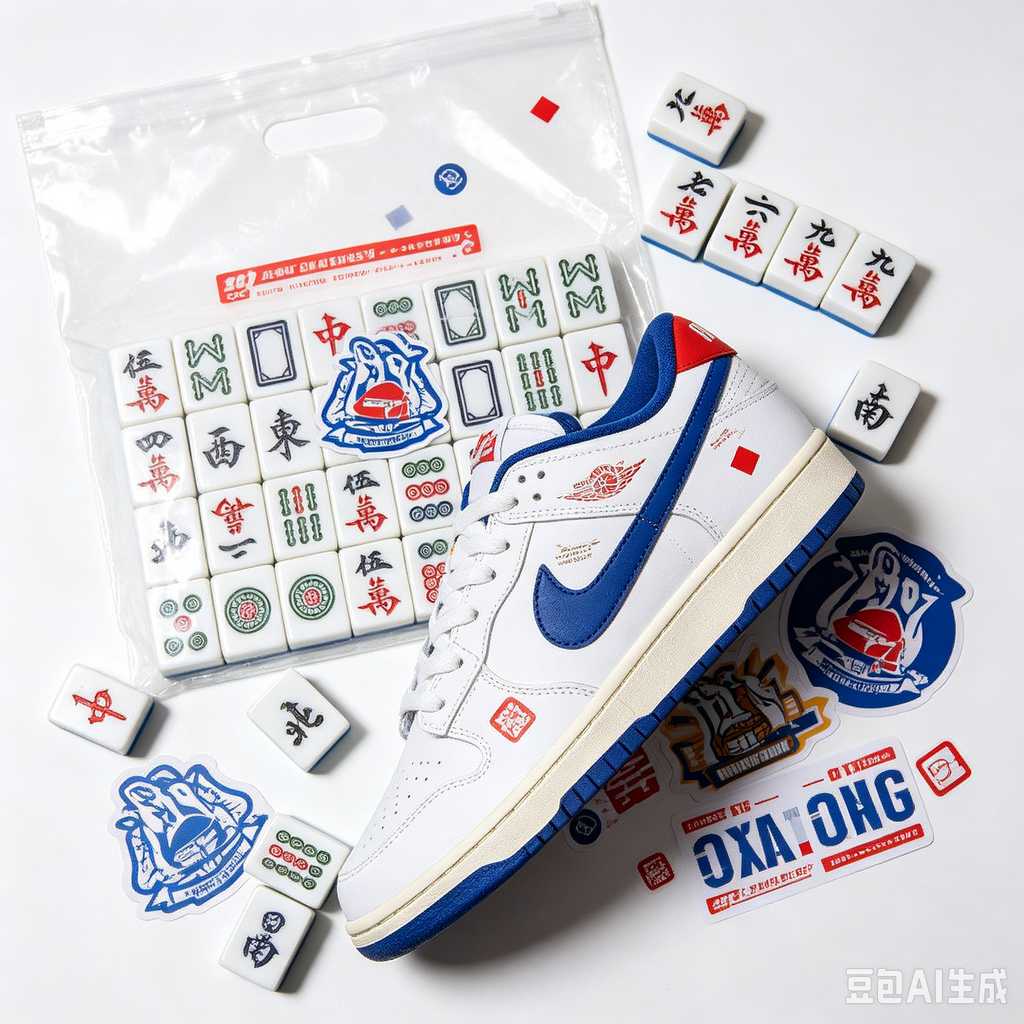 glossy mahjong tiles