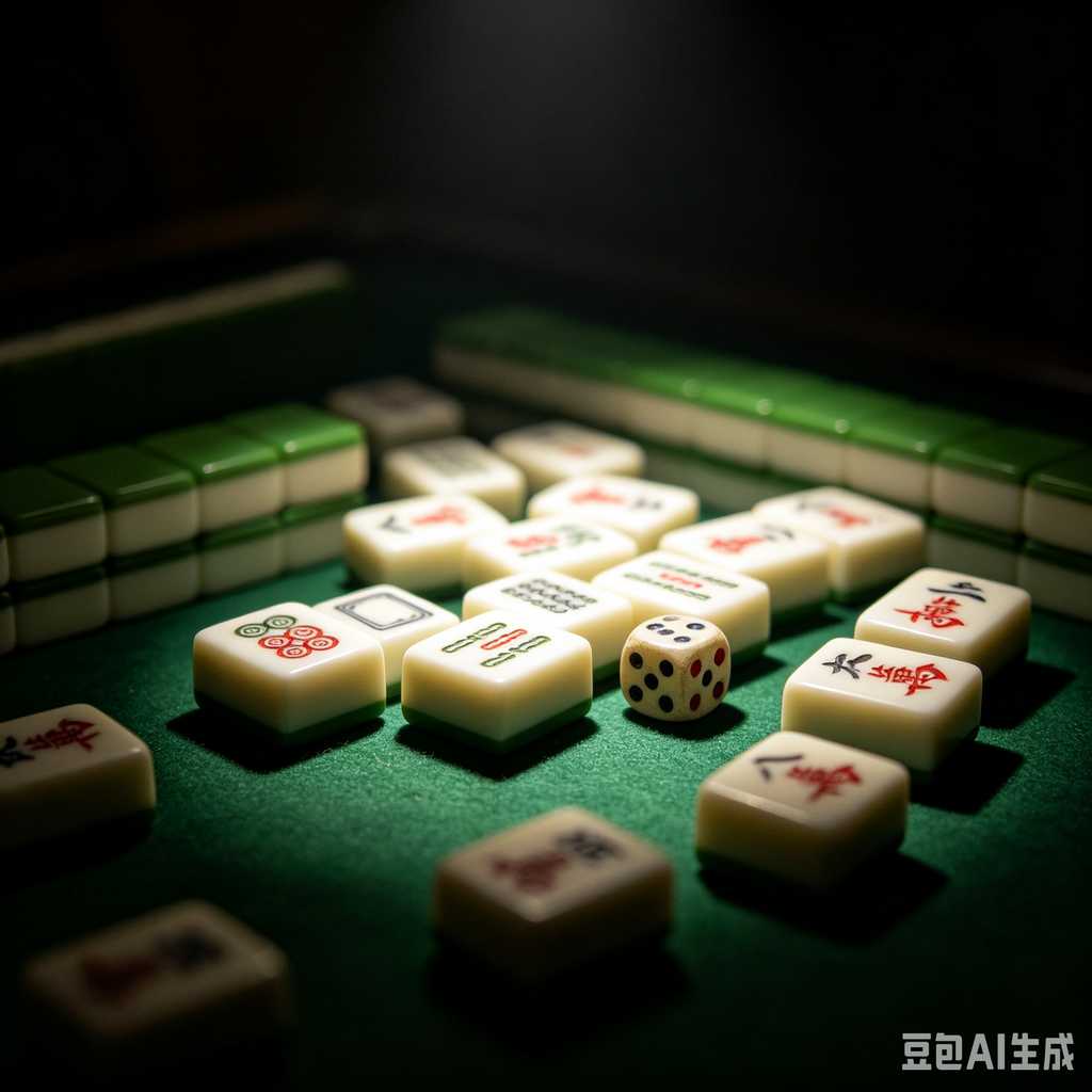 bamboo wood mahjong set