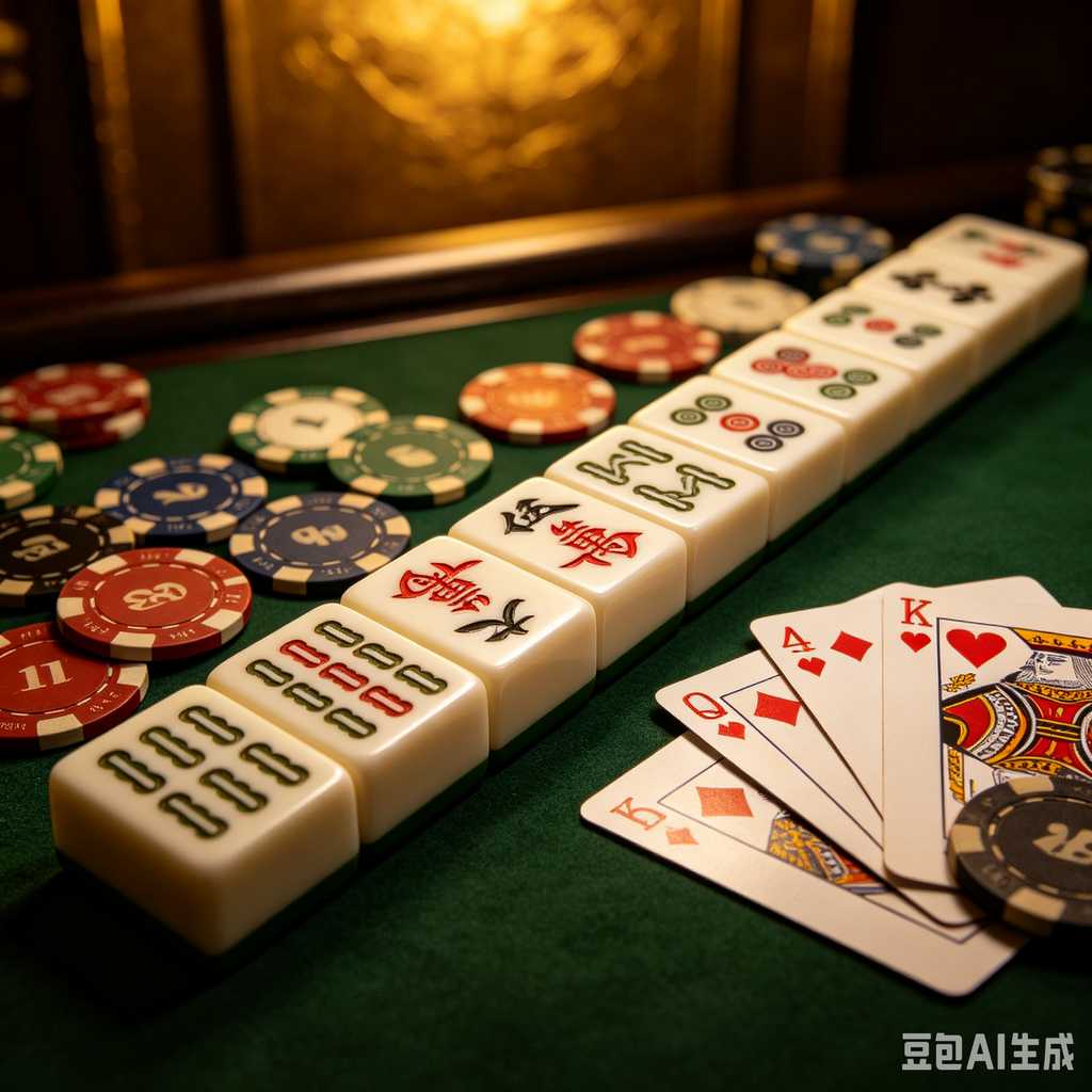 mahjong set for home entertainment